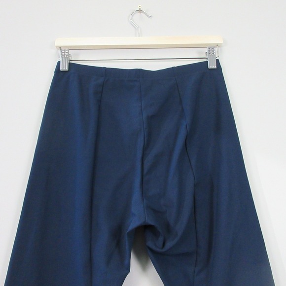 Elaine Kim Tech Stretch Cropped Flare Legging Olga L Blue Lagenlook Pants 288 - Picture 11 of 16